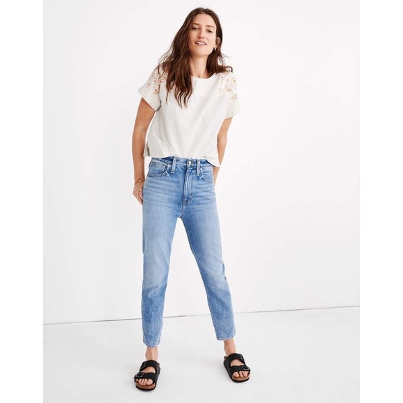 Madewell Mom Jeans (Melva Wash) - Picture 3 of 5